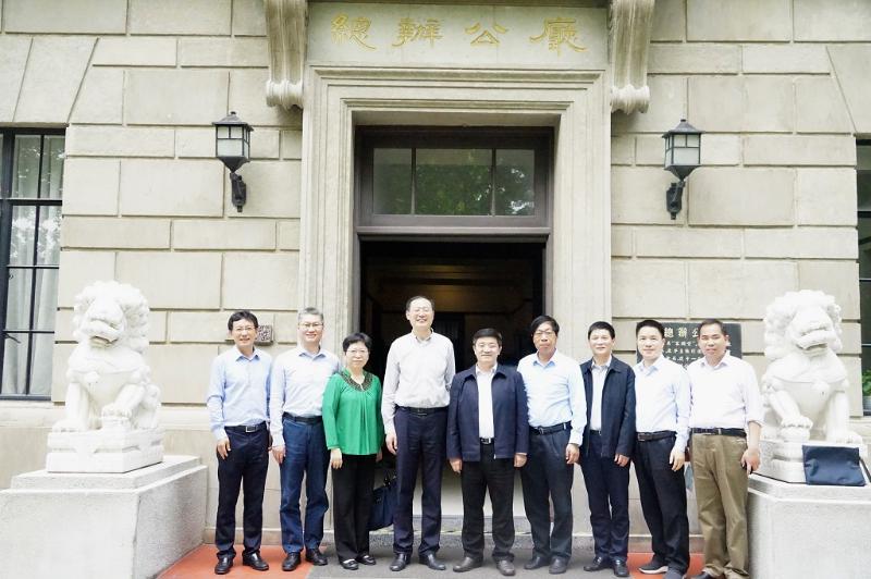 上海市委统战部副部长蔡忠一行来访调研