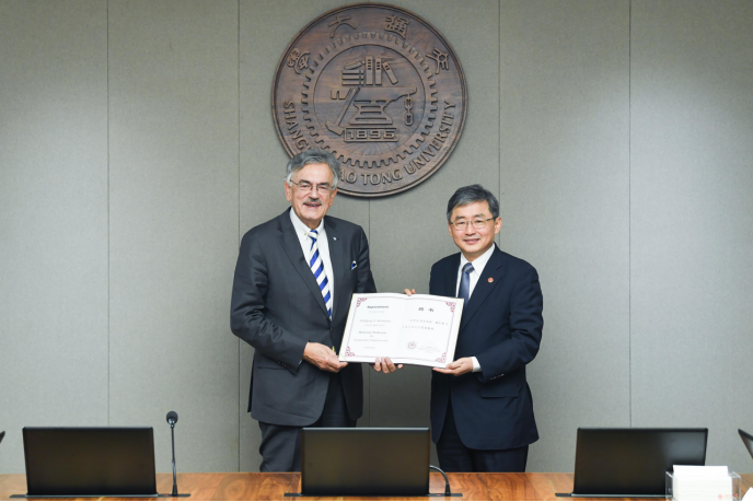 慕尼黑工业大学名誉校长Wolfgang A. Herrmann访问上海交通大学